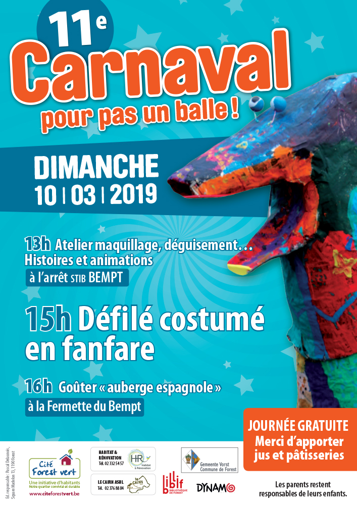 Carnaval 2019 – à vos agenda! | Cité Forest Vert